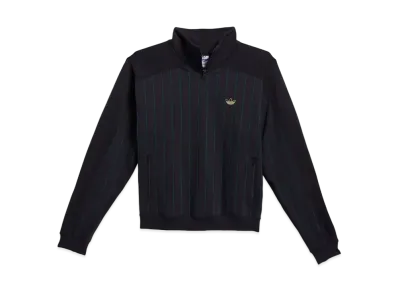 ADIDAS TYSHAWN SWEAT TOP (GENDER NEUTRAL) "Black/Collegiate Green"