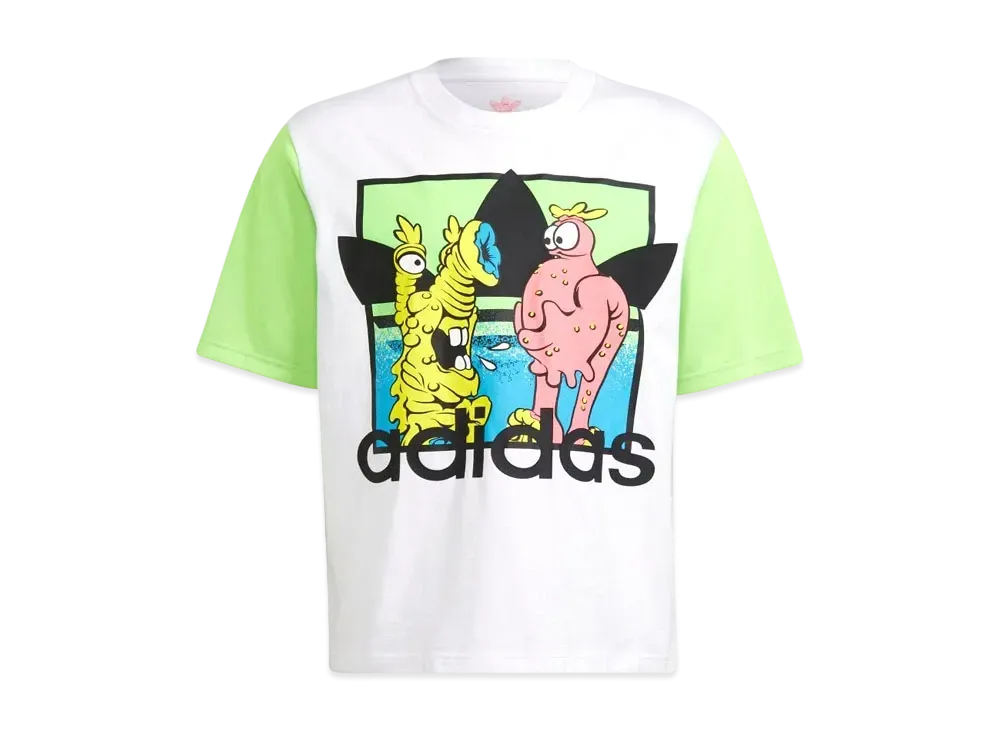 ADIDAS JEREMY SCOTT TEE "White/Solar Green"