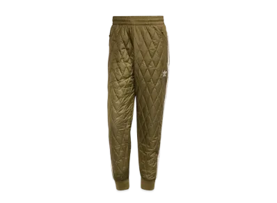 ADIDAS ADICOLOR CLASSICS SST QUILTED TRACK PANTS "Focus Olive"