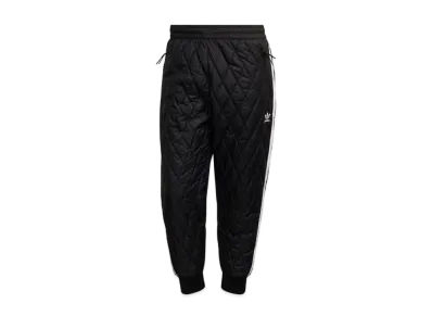 ADIDAS ADICOLOR CLASSICS SST QUILTED TRACK PANTS "Black"