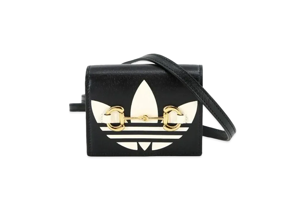 adidas x GUCCI Horsebit Card Case "Black"