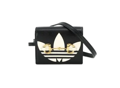 adidas x GUCCI Horsebit Card Case "Black"