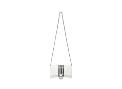 adidas BALENCIAGA Hourglass Wallet With Chain "White"