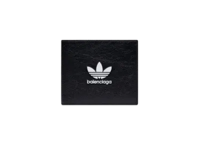 adidas BALENCIAGA Square Folded Wallet "Black"