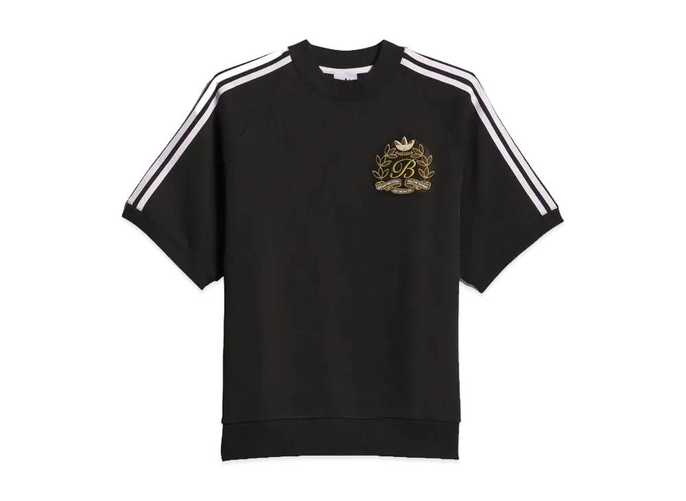 adidas x Blondey Mccoy A.B Short Sleeve Crew Neck Sweatshirt "Black/White"
