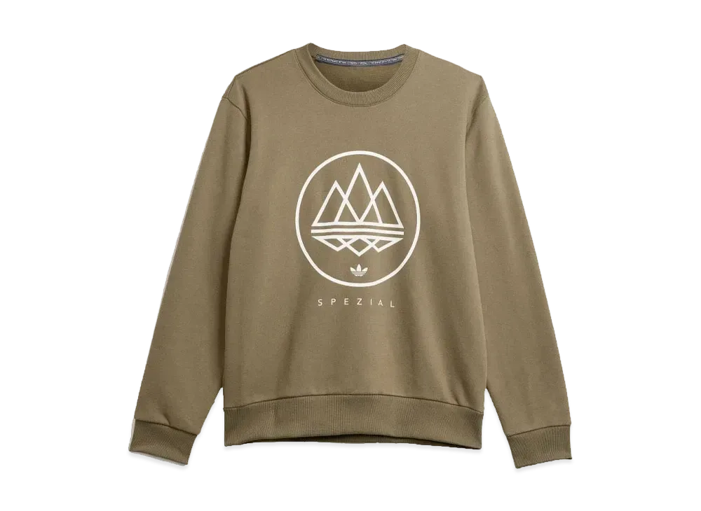 adidas Spezial MOD Trefoil Sweat "Olive Streator"