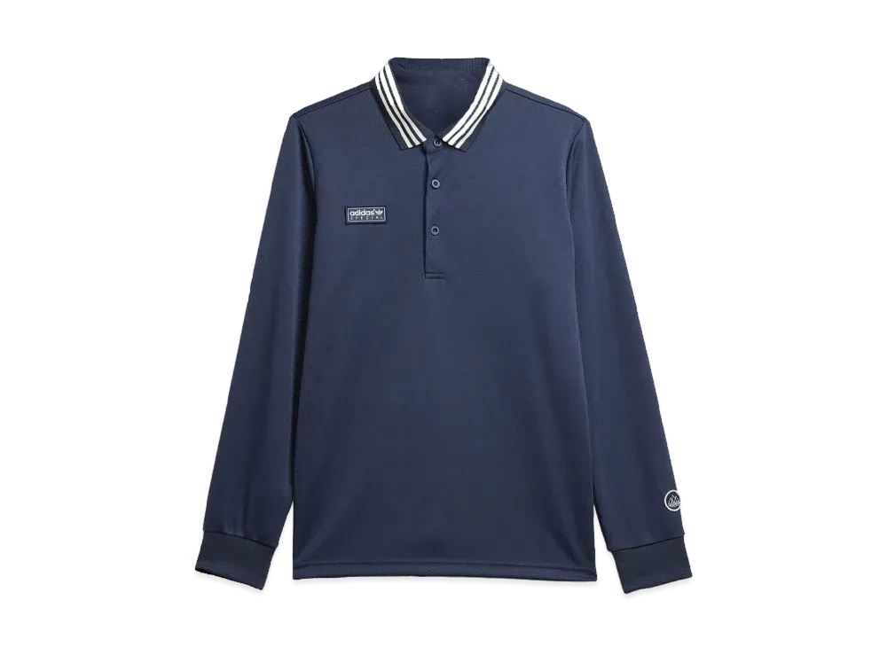 adidas Spezial Long Sleeve Polo T-Shirt "Night Navy"