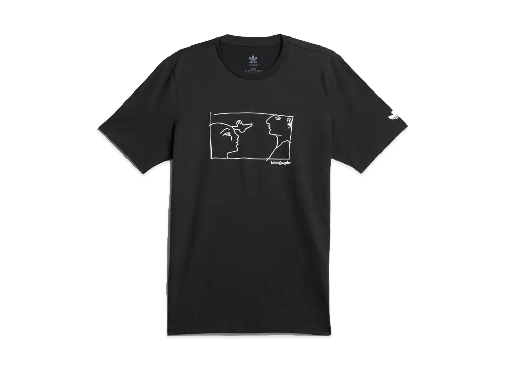 adidas Shmoofoil Knot Easy Short Sleeve T-Shirt "Black/White"