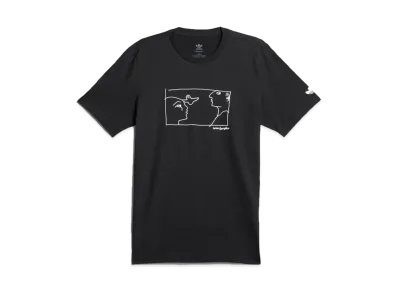 adidas Shmoofoil Knot Easy Short Sleeve T-Shirt "Black/White"