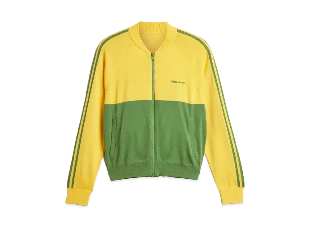 adidas x Wales Bonner New Knit Track Top "Bold Gold/Crew Green"