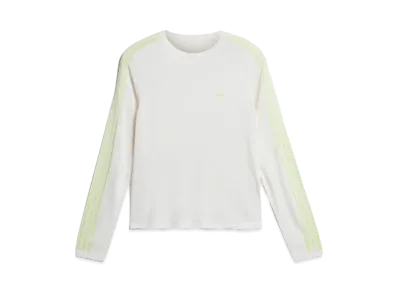 adidas x Wales Bonner Long Sleeve Knit T-Shirt "Chalk White/Semi-Frozen Yellow"