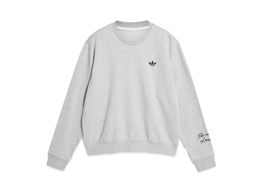 adidas x Wales Bonner Long Sleeve Crew Neck Top "Medium Gray Heather"