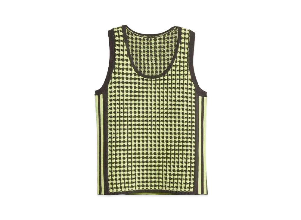 adidas x Wales Bonner Knit Vest "Semi-Frozen Yellow/Night Brown"