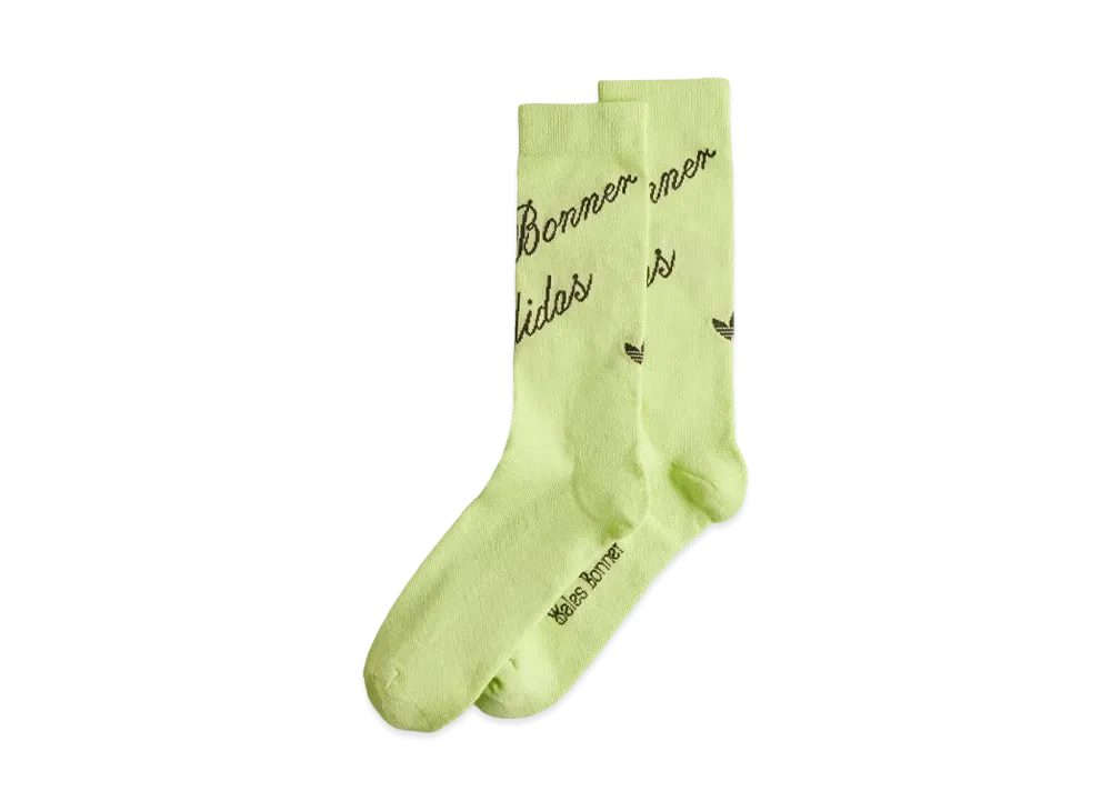 adidas x Wales Bonner Short Socks "Semi-Frozen Yellow"