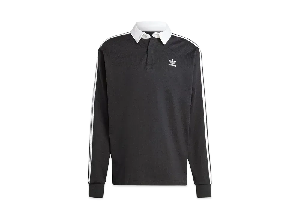 adidas Adicolor Rugby Polo Shirt "Black"