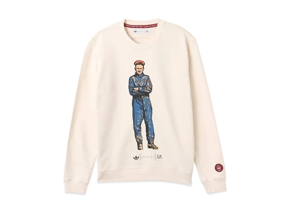 C.P. Company x adidas SPZL Sweat "Ivory"