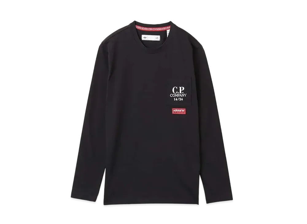 C.P. Company x adidas SPZL Pocket LS Tee "Black"