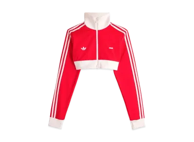 adidas x Avavav Cropped Track Top "Better Scarlet"