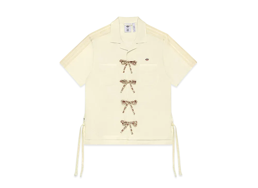 adidas x CLOT Bowling Shirt "Ivory"