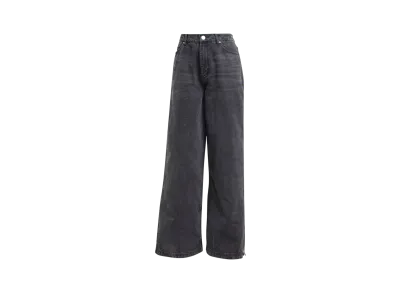 adidas Adilenium Season 3 Zip Washed Denim Pants "Black"