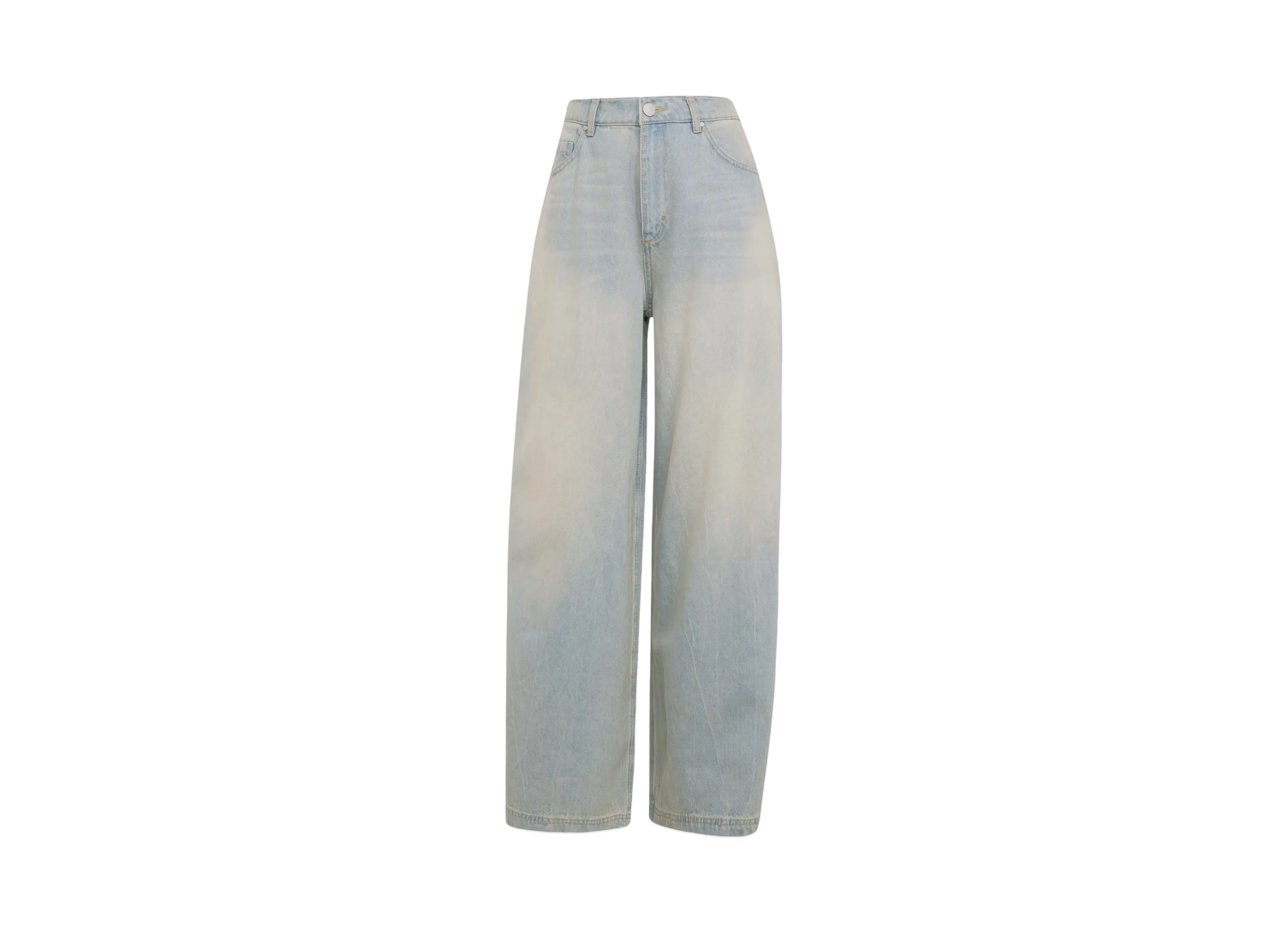 adidas Adilenium Season 3 Zip Washed Denim Pants "Light Denim"