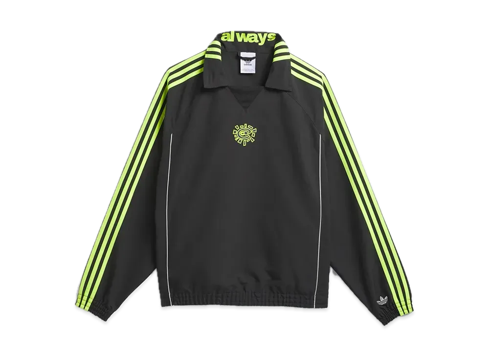 adidas x Always Do What You Should Do WIND Jacket "Black / Semi Solar Slime"