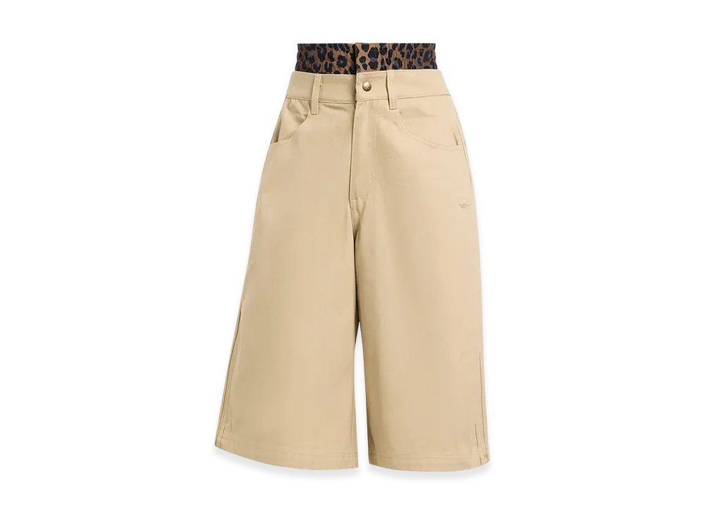 adidas Firebird Utility Shorts "Stone Khaki"