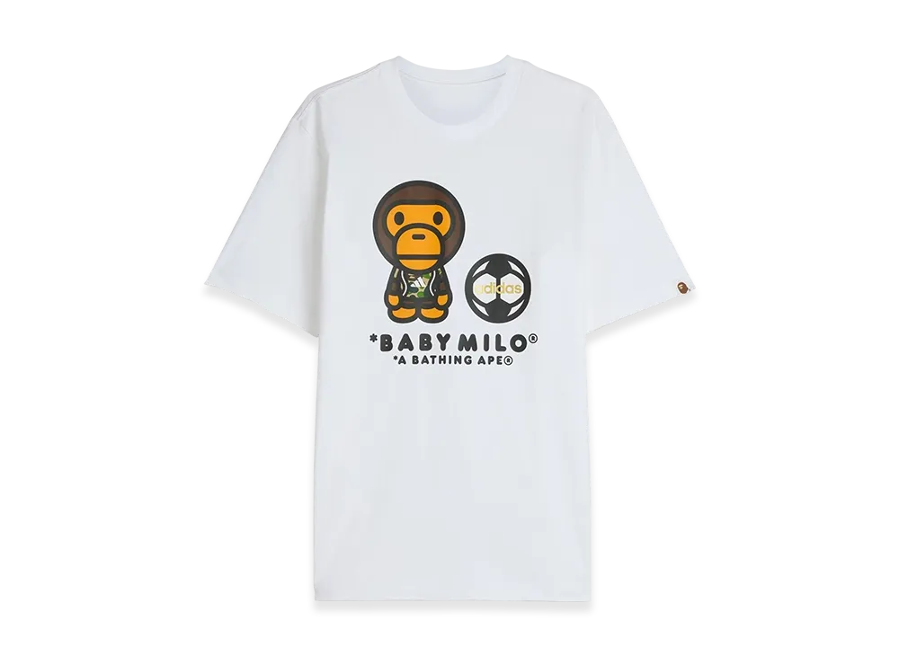 adidas x A BATHING APE BAPE SSL MILO T-Shirt "White"