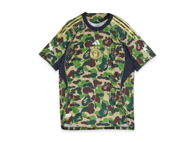 adidas x A BATHING APE BAPE Jersey Tops "Crew Green"