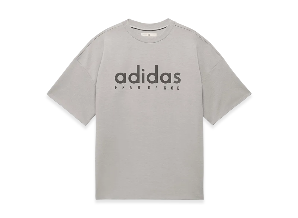adidas x FEAR OF GOD ATHLETICS Quick-Dry Jersey Short Sleeve T-Shirt "Medium Grey Heather"