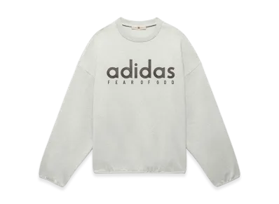 adidas x FEAR OF GOD ATHLETICS Cotton Fleece Crew Neck "Medium Grey Heather"