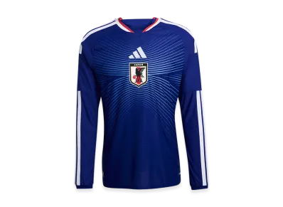 adidas Japan 2026 Home Authentic Jersey L/S "Japan Blue/Ash Blue"