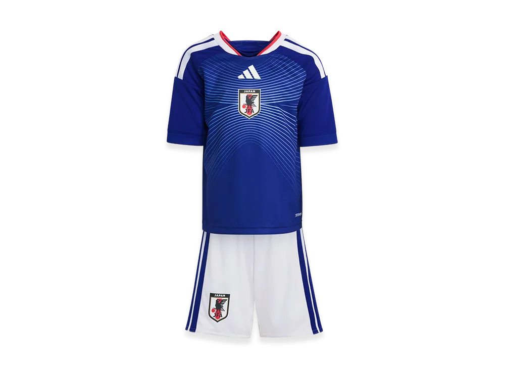 adidas Kids Japan 2026 Home Replica Jersey Set "Japan Blue/Ash Blue"