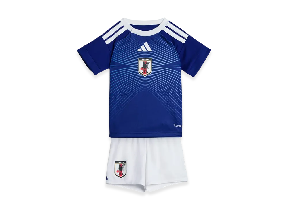 adidas Baby Japan 2026 Home Replica Jersey Set "Japan Blue/Ash Blue"