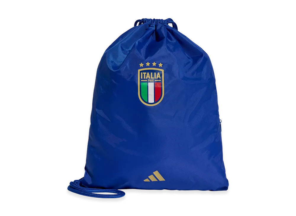 adidas Italy 26 Soccer Gymsack "Bold Blue/Light Football Gold"