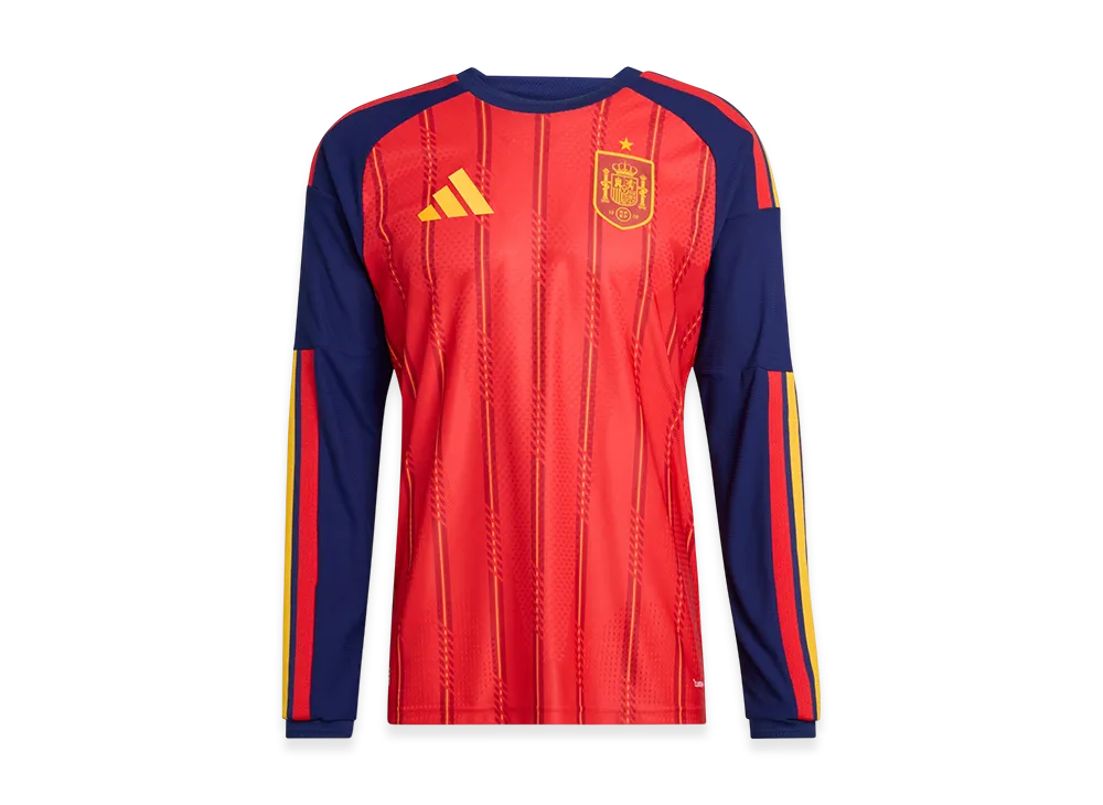 adidas Spain 26 Home Authentic L/S Jersey "Vivid Red"