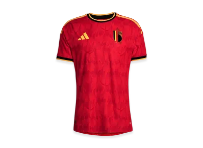 adidas Belgium 26 Home Authentic Jersey "Red/Bold Gold"