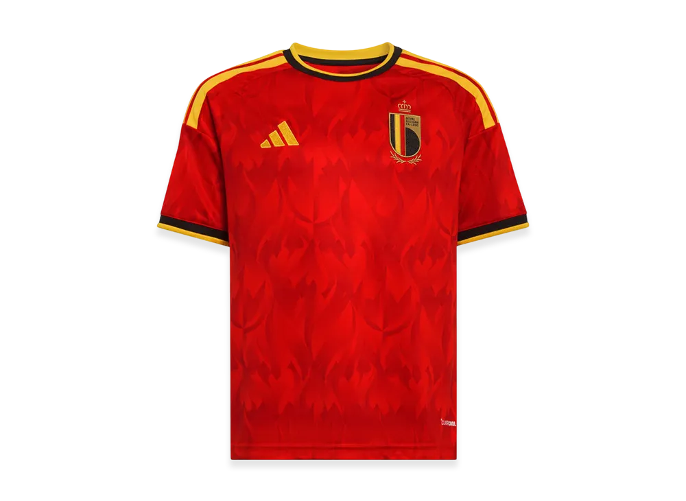 adidas Kids Belgium 26 Home Replica Jersey "Red/Bold Gold"