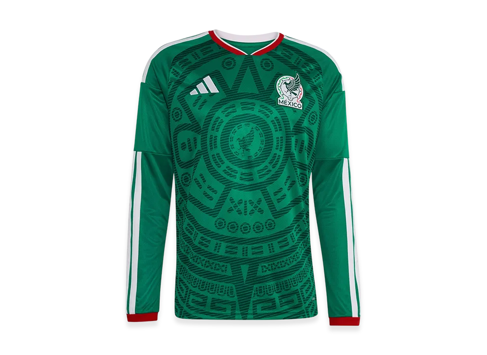 adidas Mexico 26 Home Replica L/S Jersey "Bold Green"