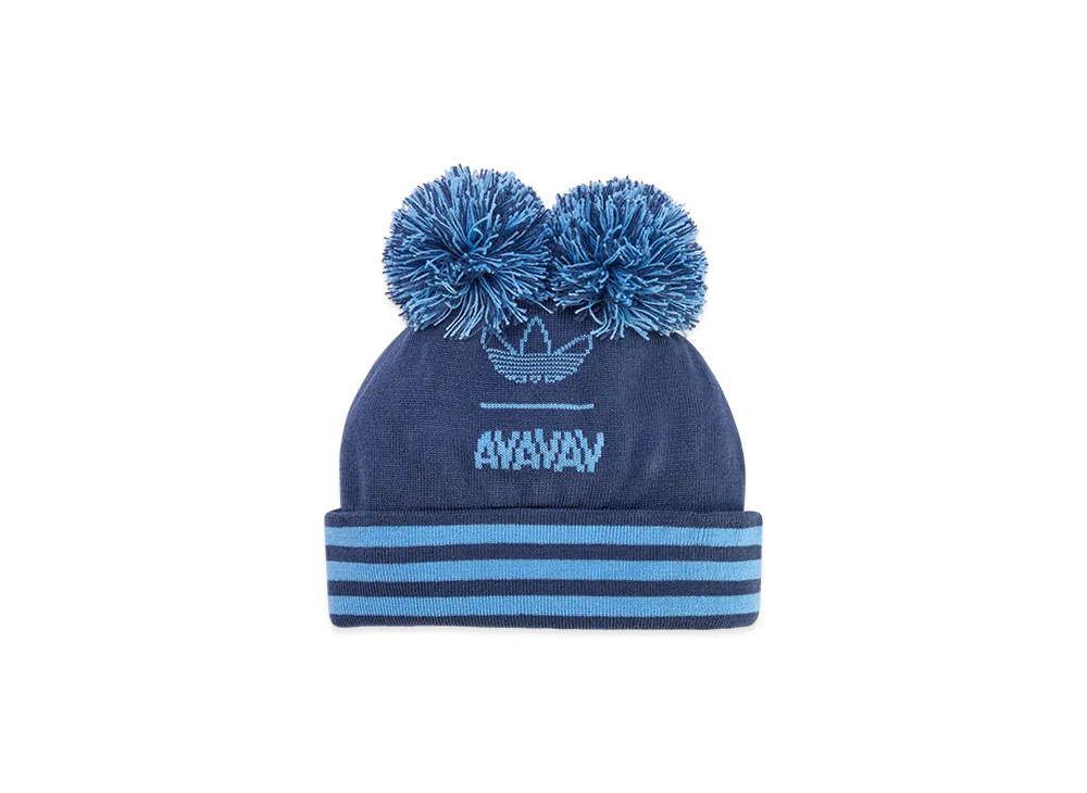 adidas x Avavav Souvenir Pom Pom Beanie "Night Marine/Light Blue"
