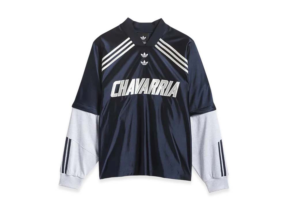 adidas x Willy Chavarria Long Sleeve Jersey "LegendInk/LightGreyHeather"