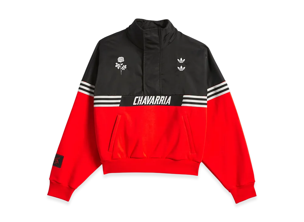 adidas x Willy Chavarria Gomez Pullover Top "Black/Red"