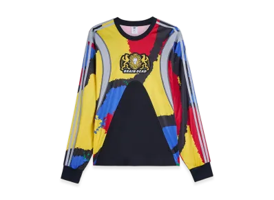 adidas Originals x Brain Dead Long Sleeve Jersey "Black/Equipment Yellow"