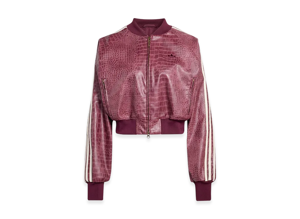 adidas Originals Pleather Jacket "Maroon"