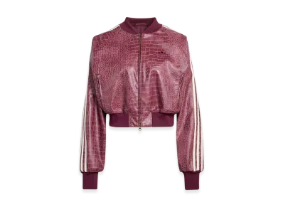 adidas Originals Pleather Jacket "Maroon"