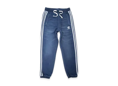 adidas French Terry Denim Slim Track Sweat Pants "Indigo"