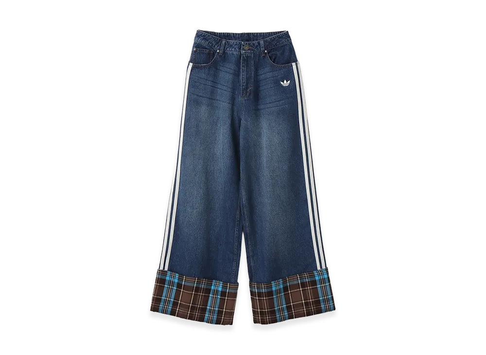 adidas Wide Leg Jeans "Blue"