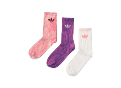 adidas Tie Dye Crew Socks 3 Pairs "Multi"