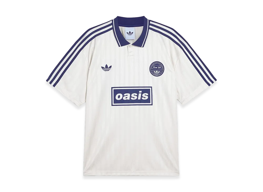 adidas x Oasis Tour Jacquard Jersey "Cream White/Night Indigo"