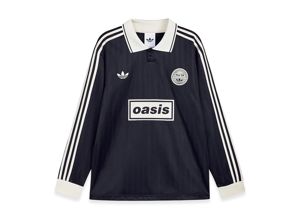 adidas x Oasis Tour Jacquard Jersey "Black/Cream White"